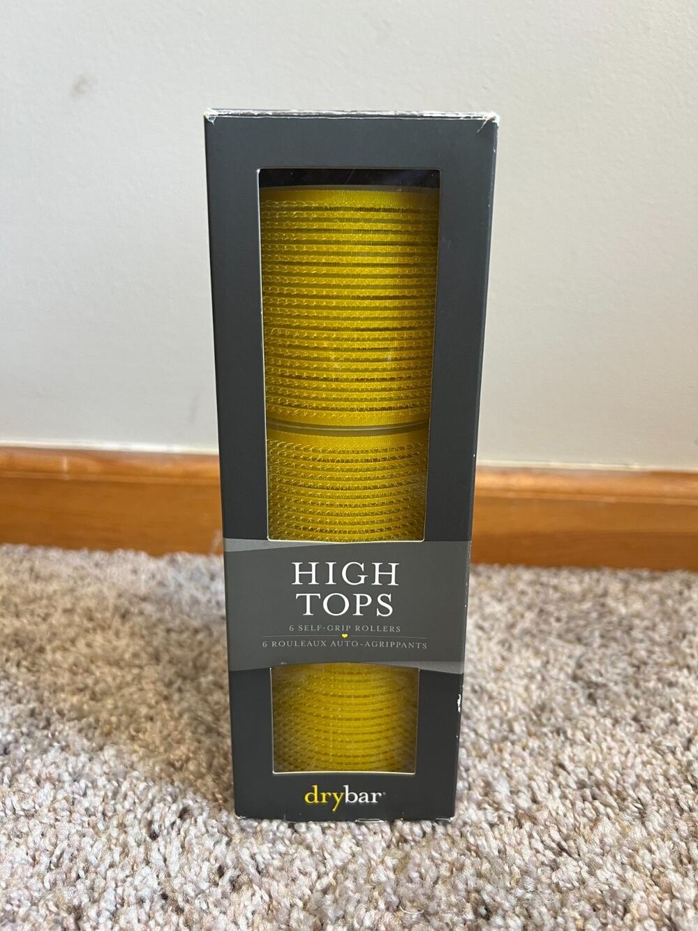 Drybar High Tops Self-Grip Rollers 6-Pack (3 Medium/3 Large) Used In Box